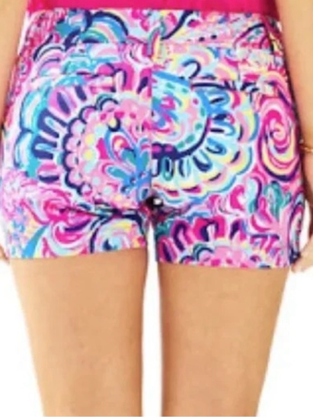 Lilly Pulitzer Callahan Shorts in Psychedelic Sunshine Sz 12 - Picture 2 of 6